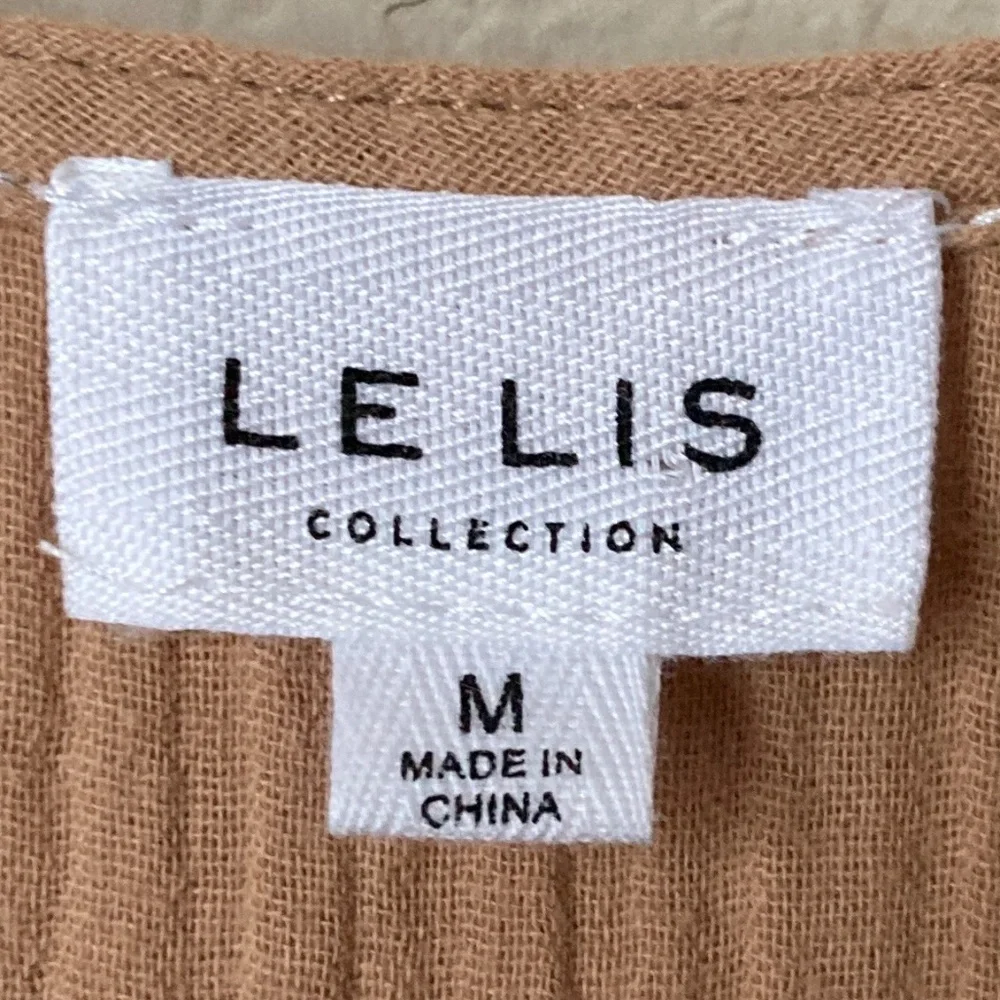 Tan Babydoll Dress- Le Lis - Picture 8 of 10